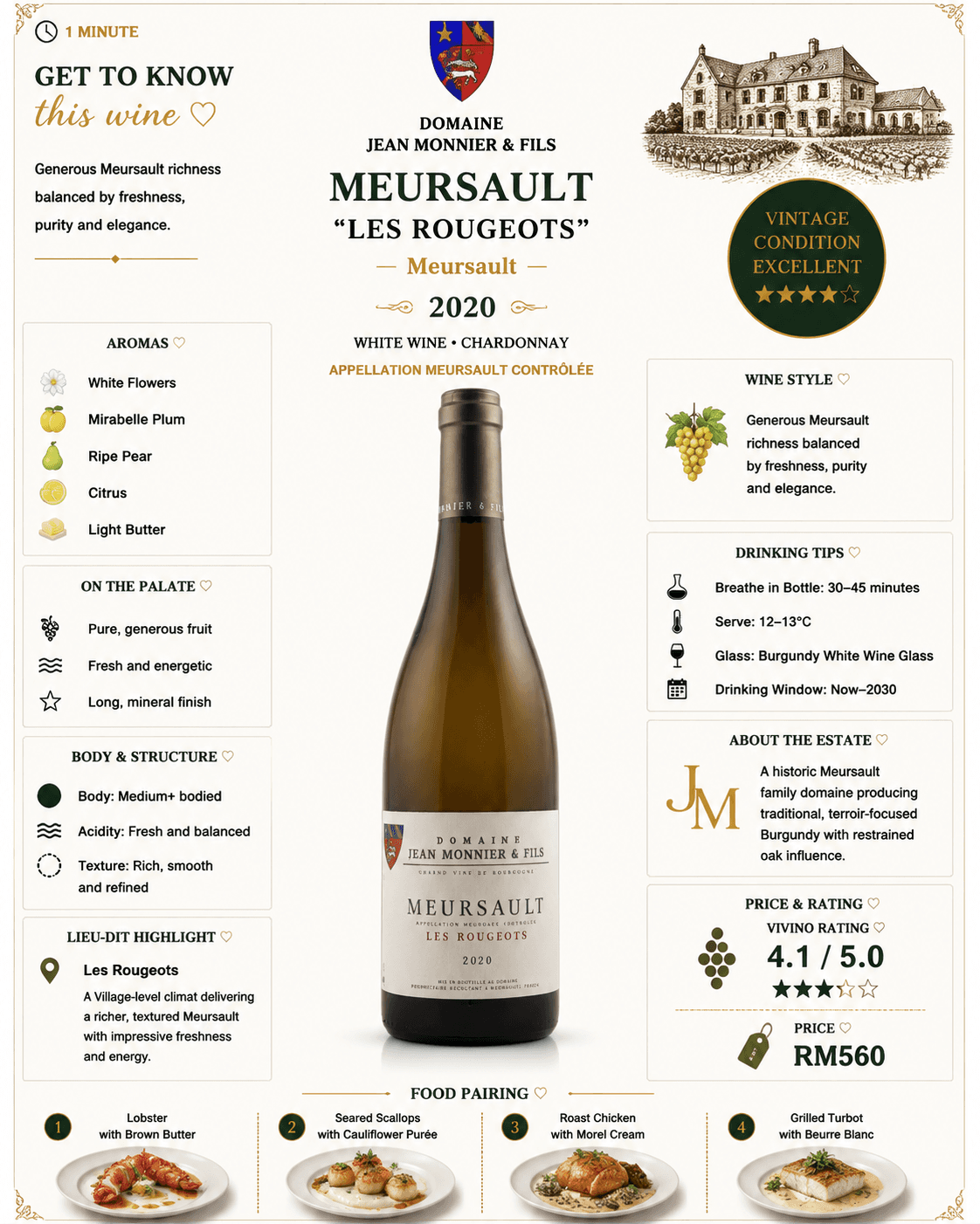 Meursault "Les Rougeots"