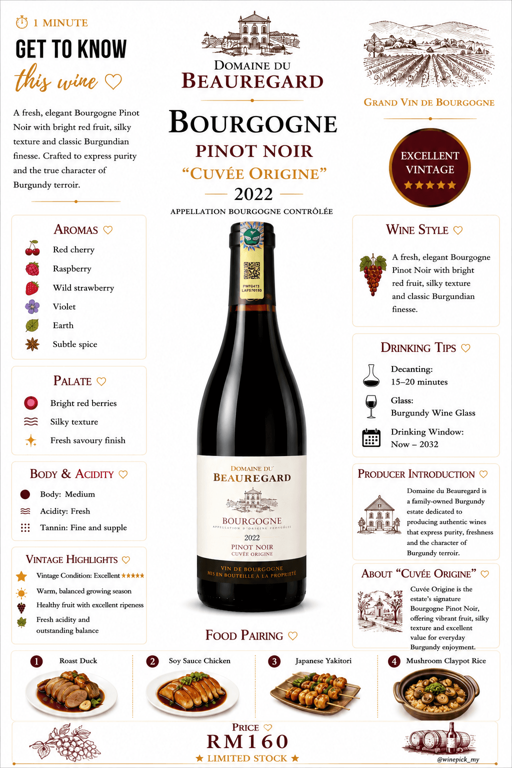 Bourgogne Pinot Noir "Cuvée Origine"